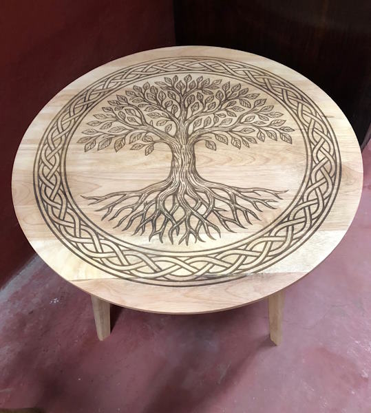 Mesa Madera sésamo Árbol de la Vida
